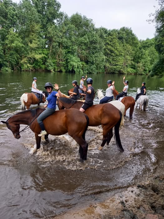 baignade dans la Sarthe